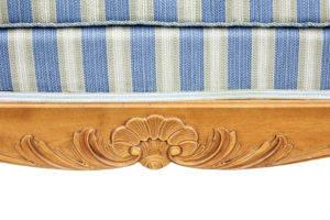 Swedish Late 19th Century Century Carved Birch Sofa — thumbnail 2