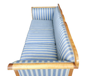 Swedish Late 19th Century Century Carved Birch Sofa — thumbnail 4