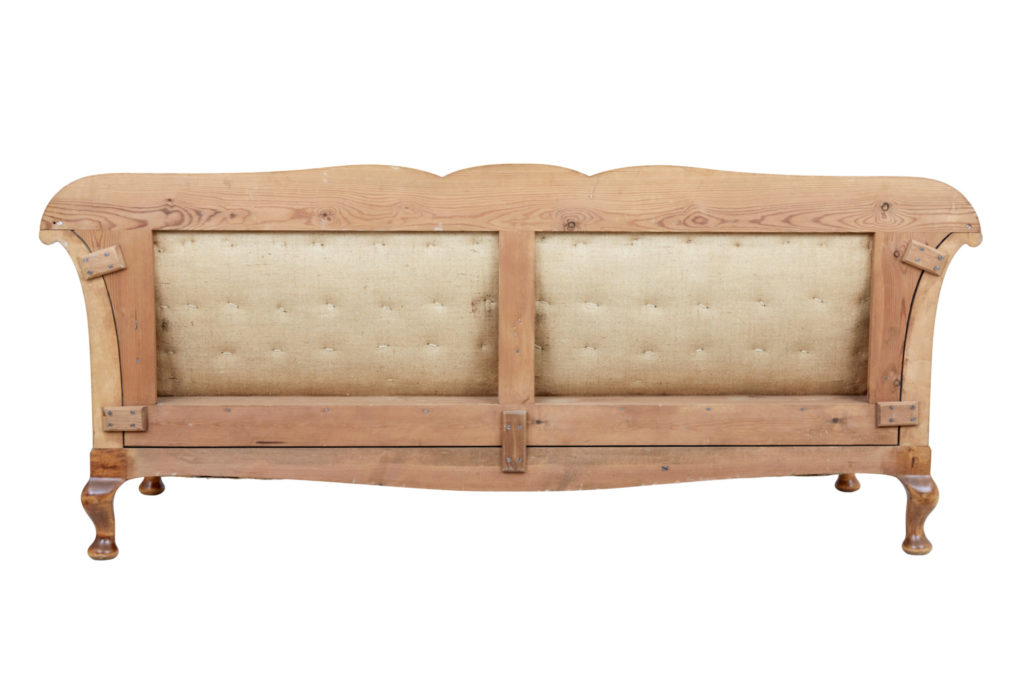 Swedish Late 19th Century Century Carved Birch Sofa — image 6