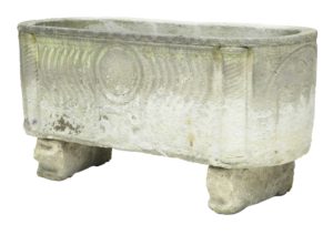 Unique Anglo Roman Limestone Sarcophagus — thumbnail 1