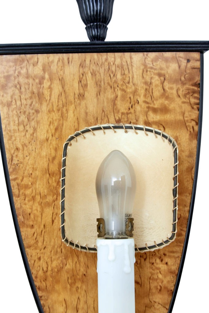 Pair of Early 20th Century Biedermeier Revival Wall Lights — image 2