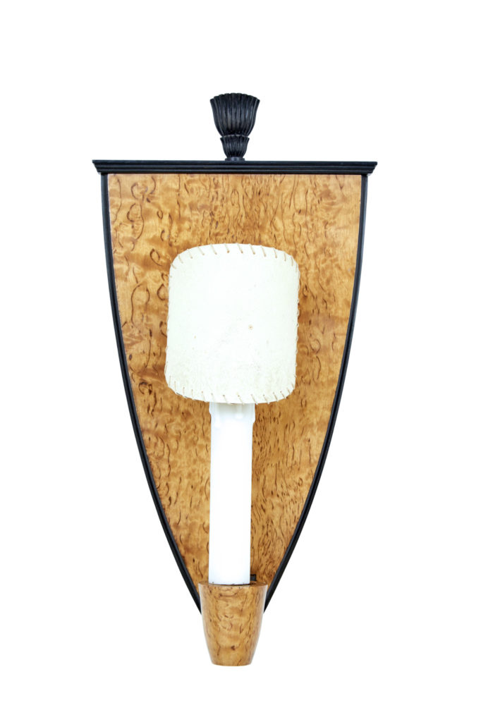 Pair of Early 20th Century Biedermeier Revival Wall Lights — image 5