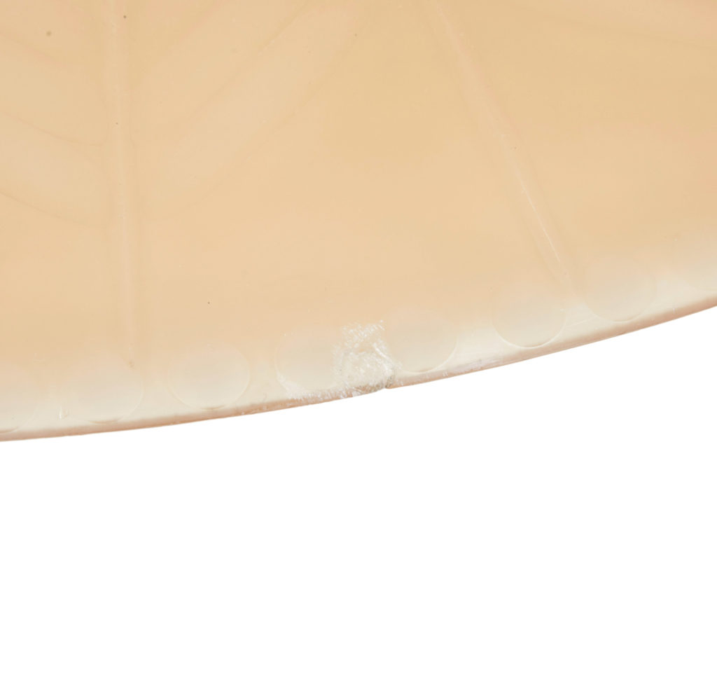 Scandinavian Art Deco Ceiling Dish Light by Orrefors — image 2