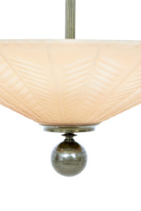 Scandinavian Art Deco Ceiling Dish Light by Orrefors — thumbnail 5