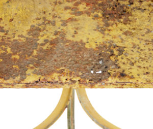 Late 19th Century Painted Cast Iron Garden Table — thumbnail 2