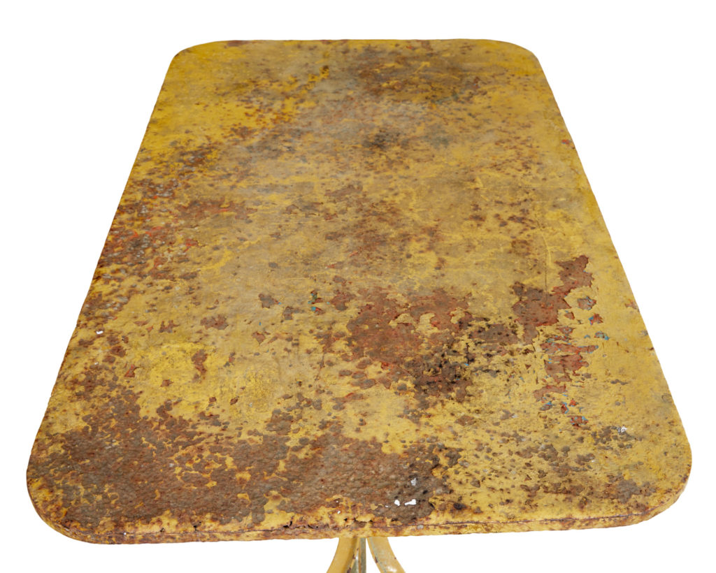 Late 19th Century Painted Cast Iron Garden Table — image 3