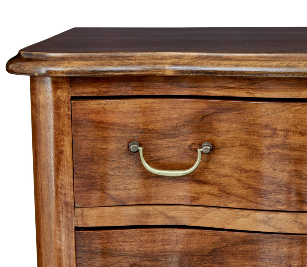 Mid 20th Century Walnut Tall Chest of Drawers — image 2