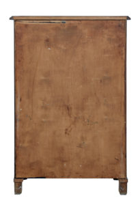 Mid 20th Century Walnut Tall Chest of Drawers — thumbnail 4