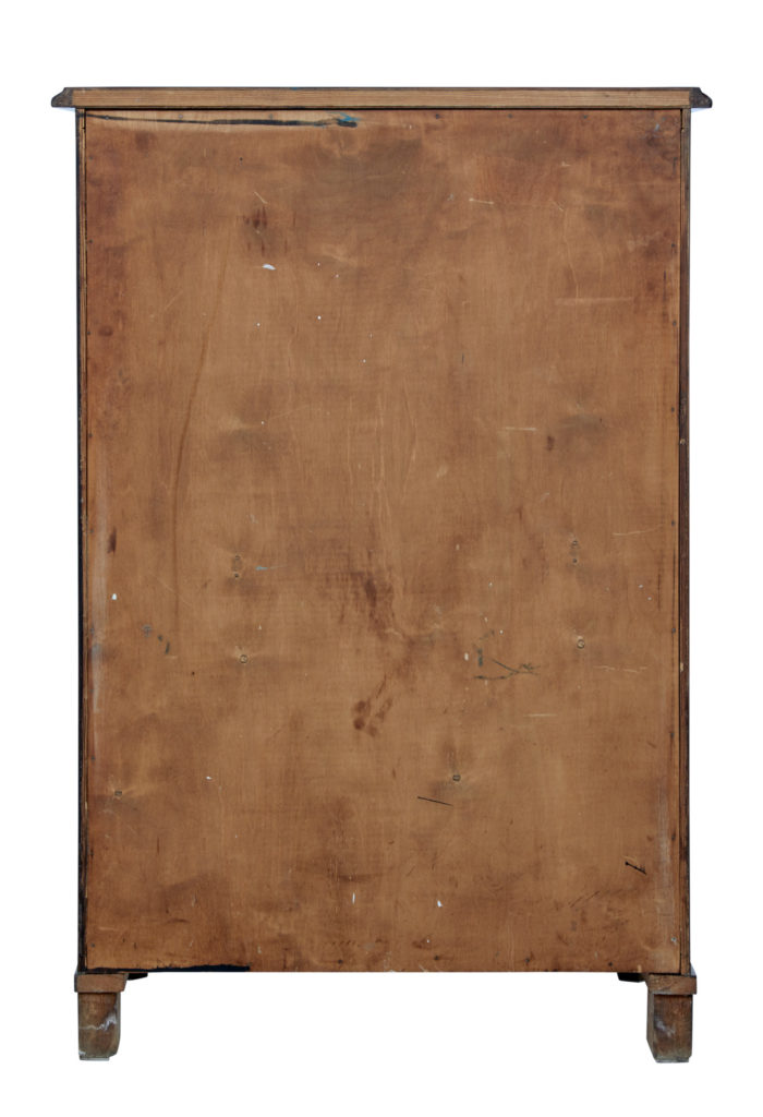 Mid 20th Century Walnut Tall Chest of Drawers — image 4
