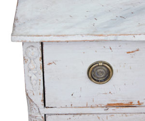 Pair of 19th Century Swedish Pine Painted Chest of Drawers — thumbnail 2