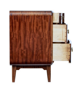 Mid 20th Century Mahogany 3 Piece Bedroom Suite by Smf Bodafors — thumbnail 12
