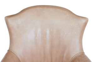 Pair of Late 19th Century Carved Walnut and Leather Armchairs — thumbnail 4