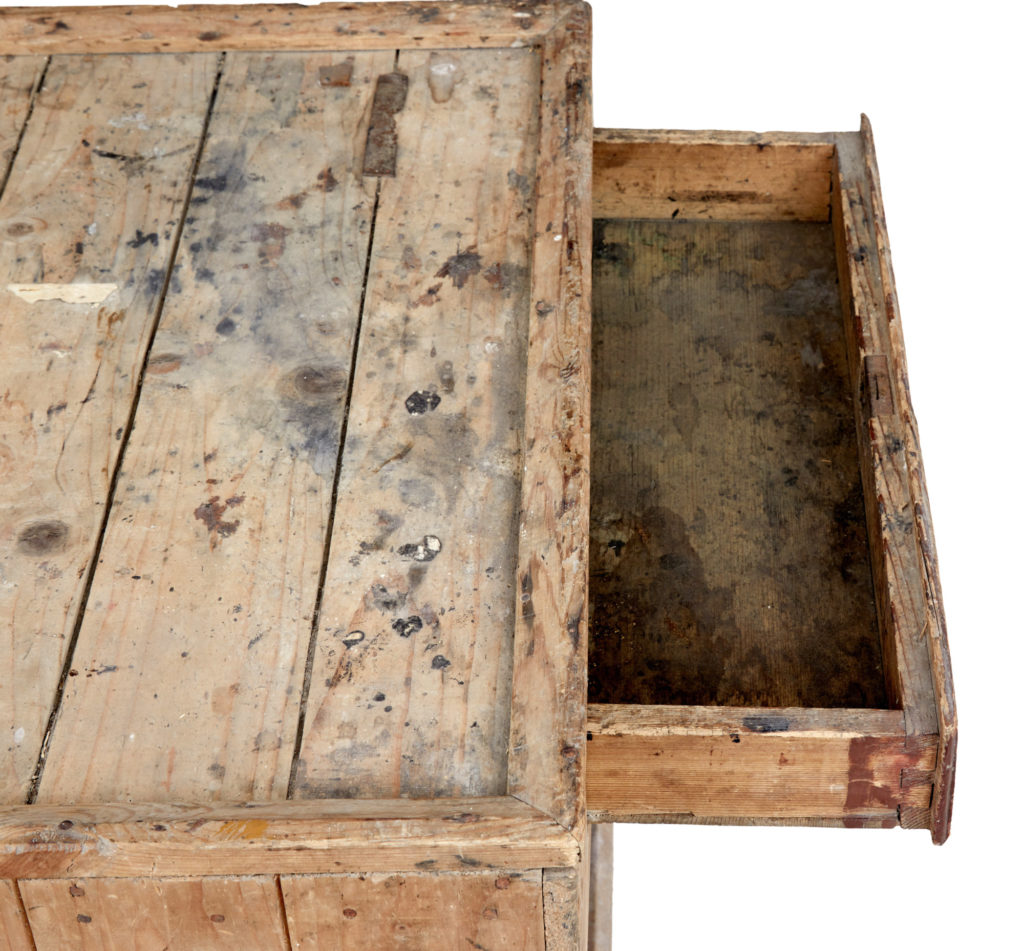 19th Century Scandinavian Pine Cobblers Bench — image 5