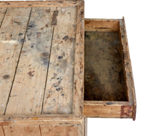 19th Century Scandinavian Pine Cobblers Bench — thumbnail 5