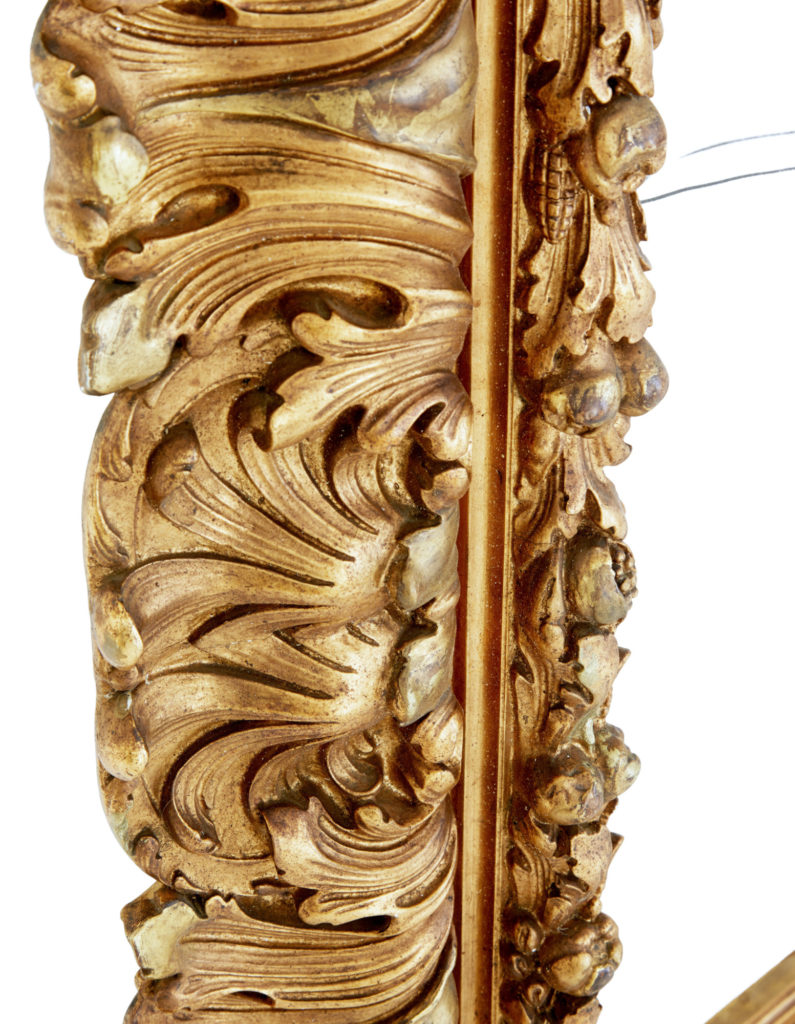 Large Impressive 19th Century Rococo Revival Gilt Frame — image 3