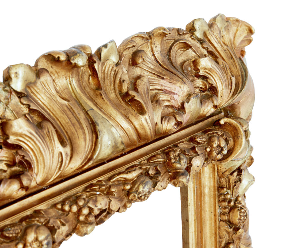 Large Impressive 19th Century Rococo Revival Gilt Frame — image 4