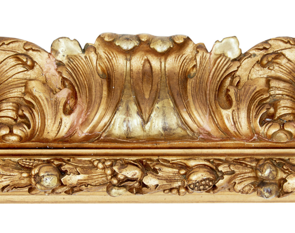 Large Impressive 19th Century Rococo Revival Gilt Frame — image 5
