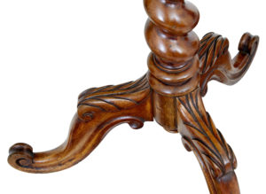 Rare 19th Century Specimen Wood Occasional Table — thumbnail 3