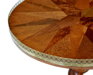 Rare 19th Century Specimen Wood Occasional Table — thumbnail 4