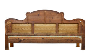Swedish 19th Century Empire Revival Birch Sofa — thumbnail 6