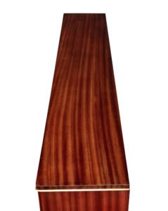 Mid 20th Century Scandinavian Mahogany Open Bookcase — thumbnail 2