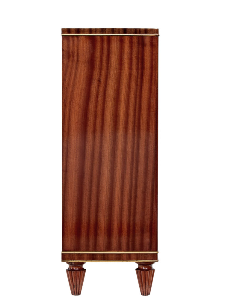 Mid 20th Century Scandinavian Mahogany Open Bookcase — image 4