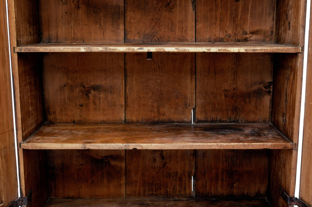 Early 19th Century Swedish Baroque Pine Cabinet — image 2
