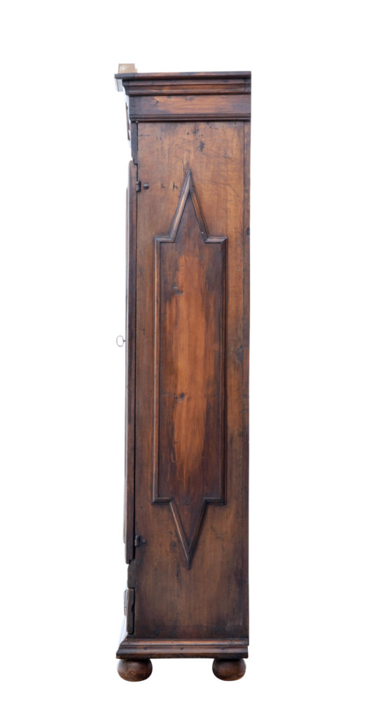 Early 19th Century Swedish Baroque Pine Cabinet — image 3