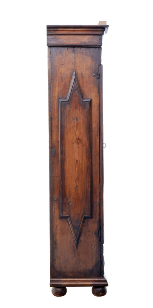 Early 19th Century Swedish Baroque Pine Cabinet — image 5
