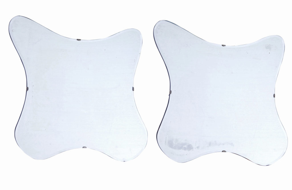 Pair of 1960’s Shaped G&Amp;T Wall Mirrors — image 1