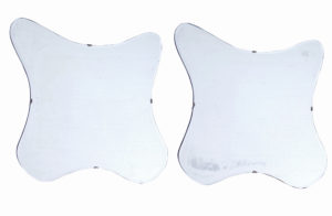 Pair of 1960’s Shaped G&Amp;T Wall Mirrors — thumbnail 1