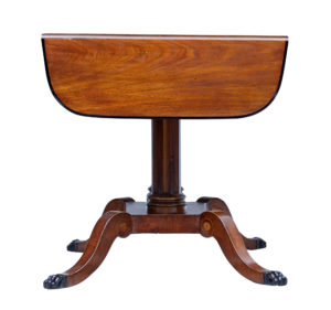 19th Century Mahogany Inlaid Sofa Table — thumbnail 5
