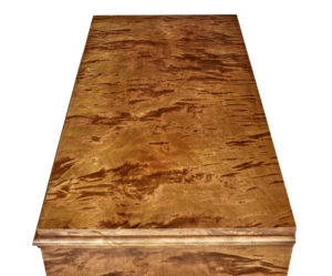 Early 20th Century Art Deco Inlaid Birch Chest of Drawers — thumbnail 2