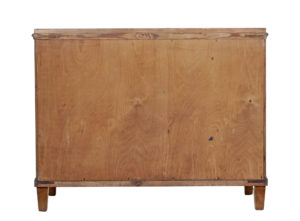 Early 20th Century Art Deco Inlaid Birch Chest of Drawers — thumbnail 4