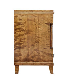 Early 20th Century Art Deco Inlaid Birch Chest of Drawers — thumbnail 5