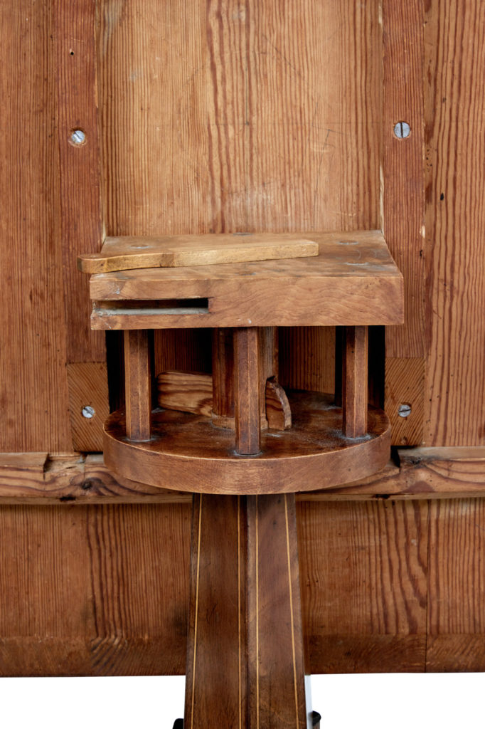 Early 19th Century Empire Inlaid Mahogany Tilt Top Table — image 3
