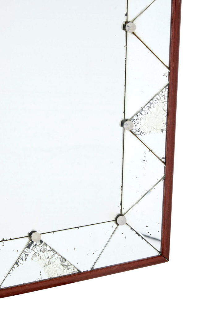 1950's Deco Influenced Shaped Wall Mirror — image 2