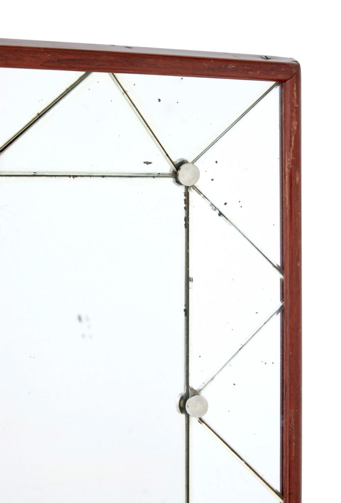 1950's Deco Influenced Shaped Wall Mirror — image 3
