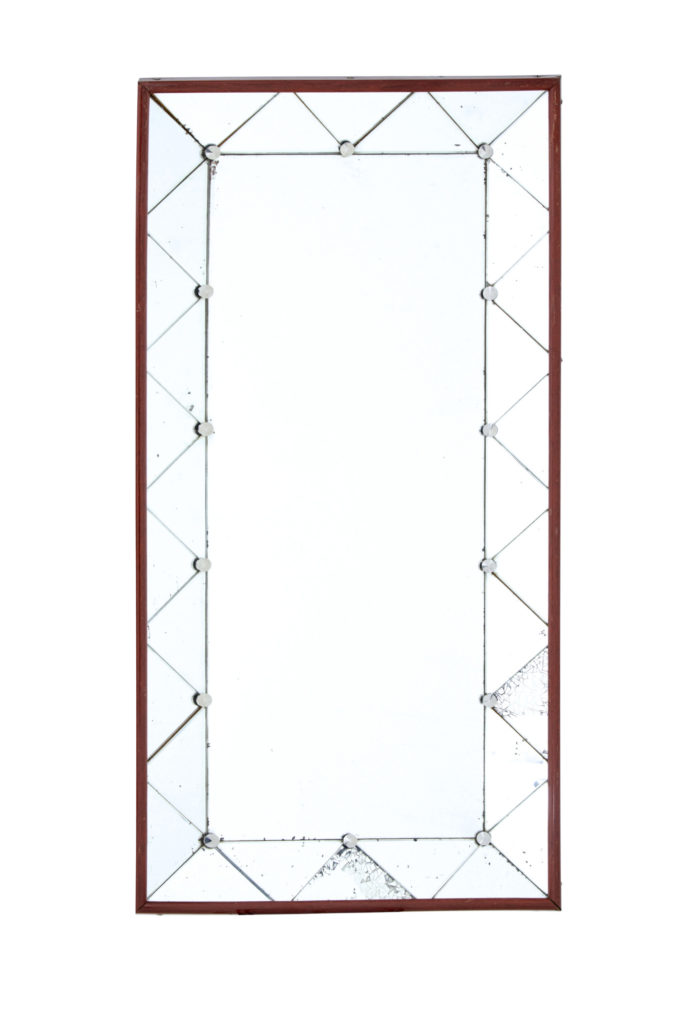 1950's DECO INFLUENCED SHAPED WALL MIRROR