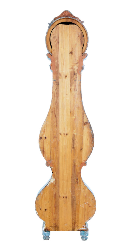 Early 19th Century Painted Swedish Mora Longcase Clock — image 5