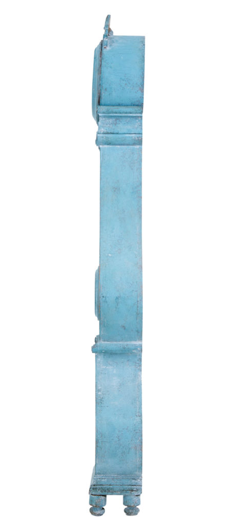 Early 19th Century Painted Swedish Mora Longcase Clock — image 4