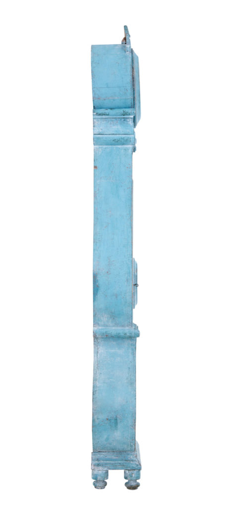 Early 19th Century Painted Swedish Mora Longcase Clock — image 6