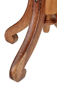 Late 19th Century Oak and Pine Piano Stool — thumbnail 4