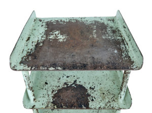 Pair of 1920’s Industrial Steel Storage Stands — thumbnail 4