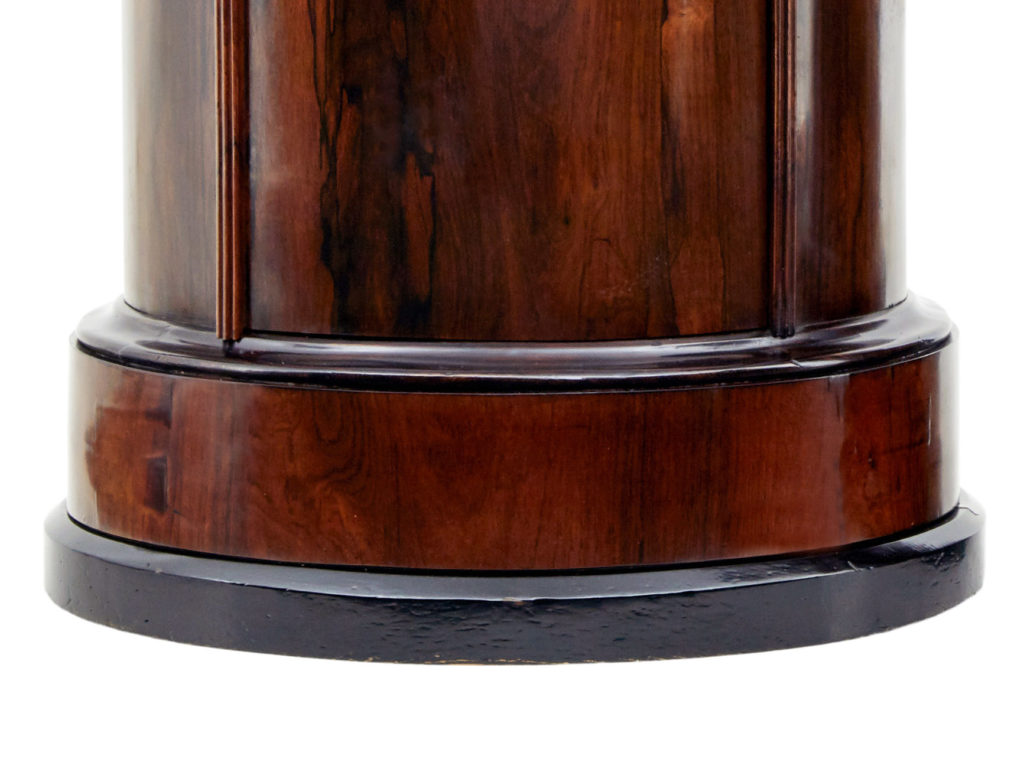 Fine Pair of Mid 19th Century Palisander Pedestal Cabinets — image 2