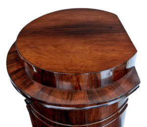 Fine Pair of Mid 19th Century Palisander Pedestal Cabinets — thumbnail 4