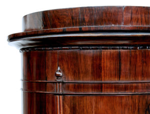 Fine Pair of Mid 19th Century Palisander Pedestal Cabinets — thumbnail 6