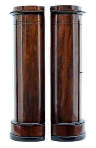 Fine Pair of Mid 19th Century Palisander Pedestal Cabinets — thumbnail 9