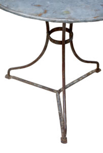 1920’s Round Metal Bistro Table — thumbnail 2