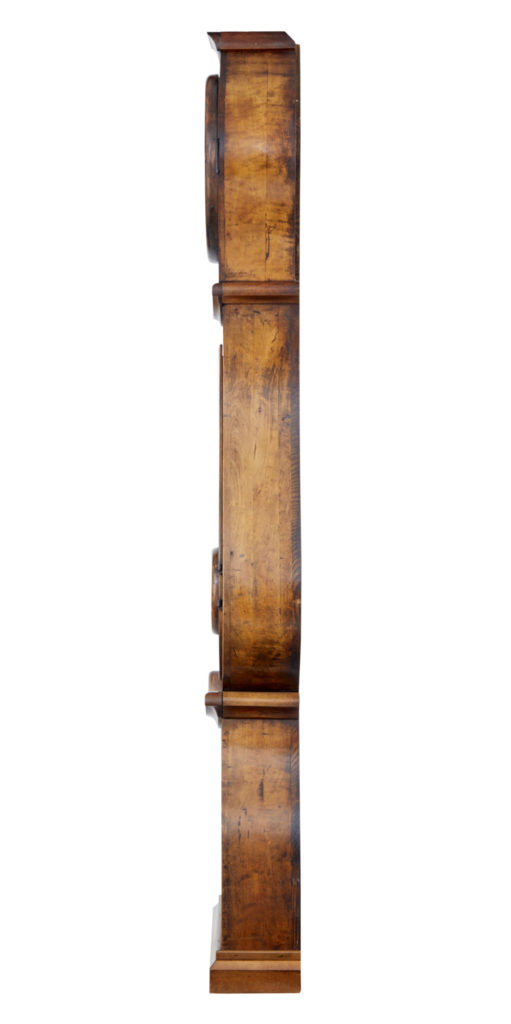 19th Century Swedish Birch Mora Longcase Clock — image 4